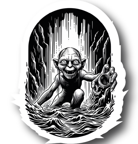 Gollum — Reaching for the Ring Sticker