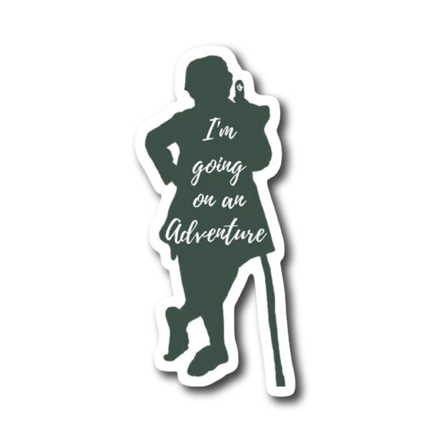 I'm Going On An Adventure — Bilbo Silhouette Sticker