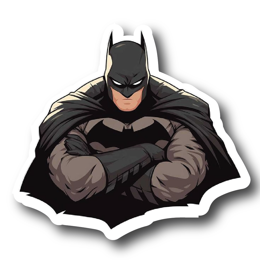 Batman — Arms Crossed Stare Sticker