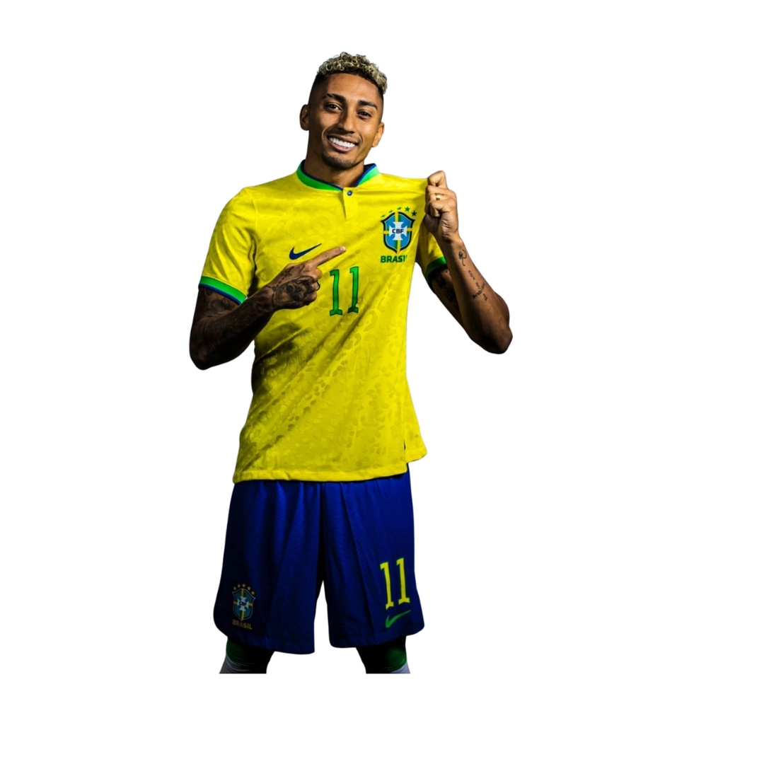 Premium Brazilian football glossy sticker - Brazil Football Sticker #47 - Premium Glossy
