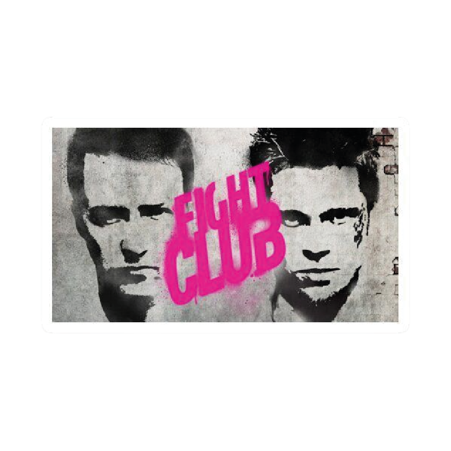 Tyler Durden & The Narrator — Fight Club Movie Still Sticker