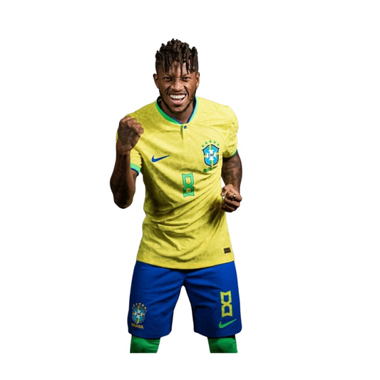 Premium Brazilian football glossy sticker - Brazil Football Sticker #51 - Premium Glossy