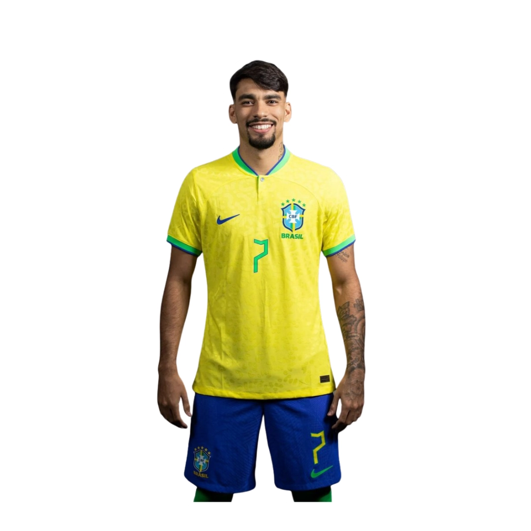 Premium Brazilian football glossy sticker - Brazil Football Sticker #54 - Premium Glossy