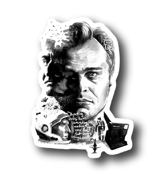 Filmmaker Portrait — Breaking the Rules Sticker