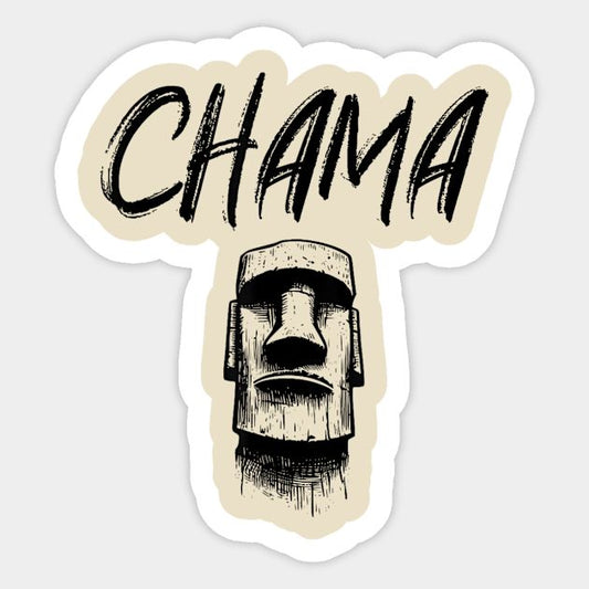 Chama — Moai Sticker