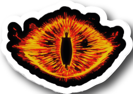 Eye of Sauron — Fiery Gaze Sticker