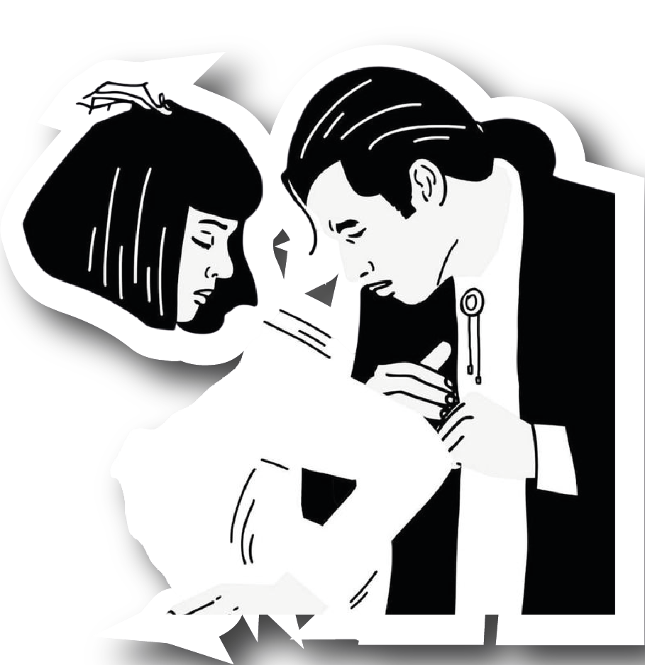 Vincent Vega — Adrenaline Shot Scene Sticker