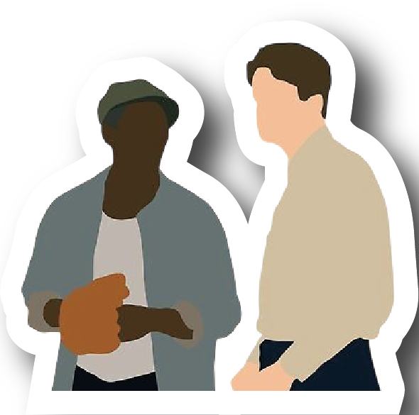 Red and Andy — Prison Yard Sticker