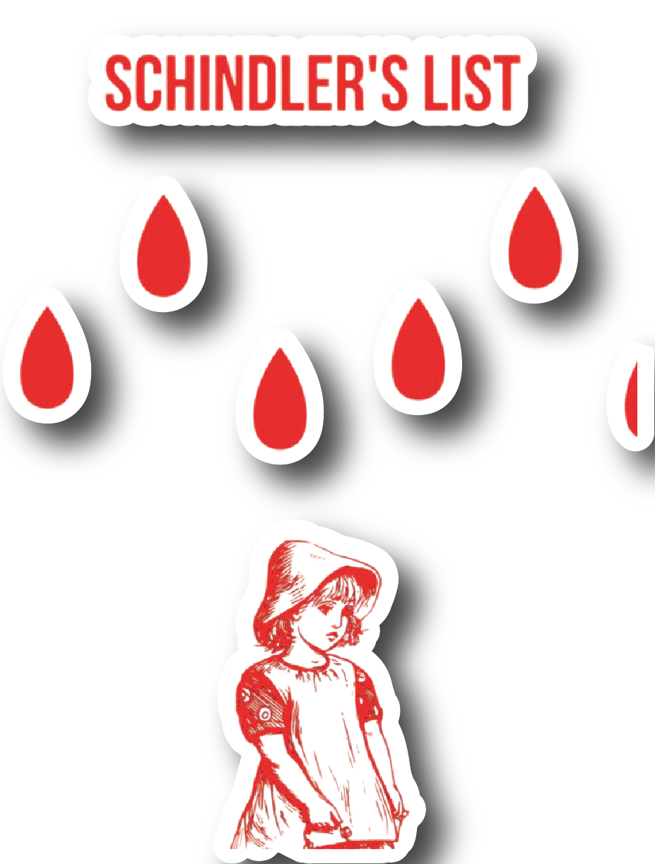 The Red Coat — Falling Tears Sticker