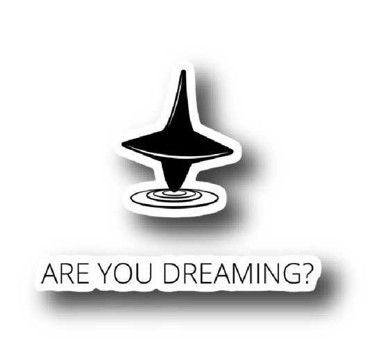 Spinning Top Totem — Are You Dreaming Sticker