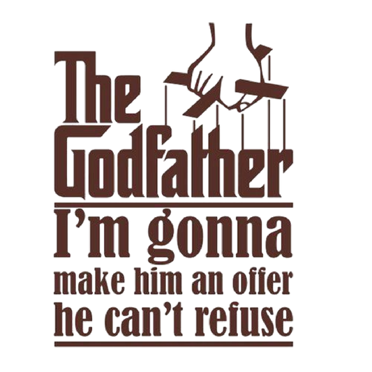 The Godfather — Offer He Can't Refuse Quote Sticker