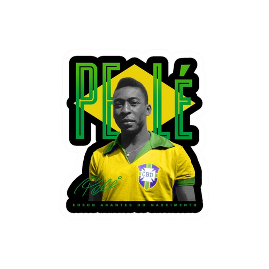 Premium Brazilian football glossy sticker - Brazil Football Sticker #88 - Premium Glossy