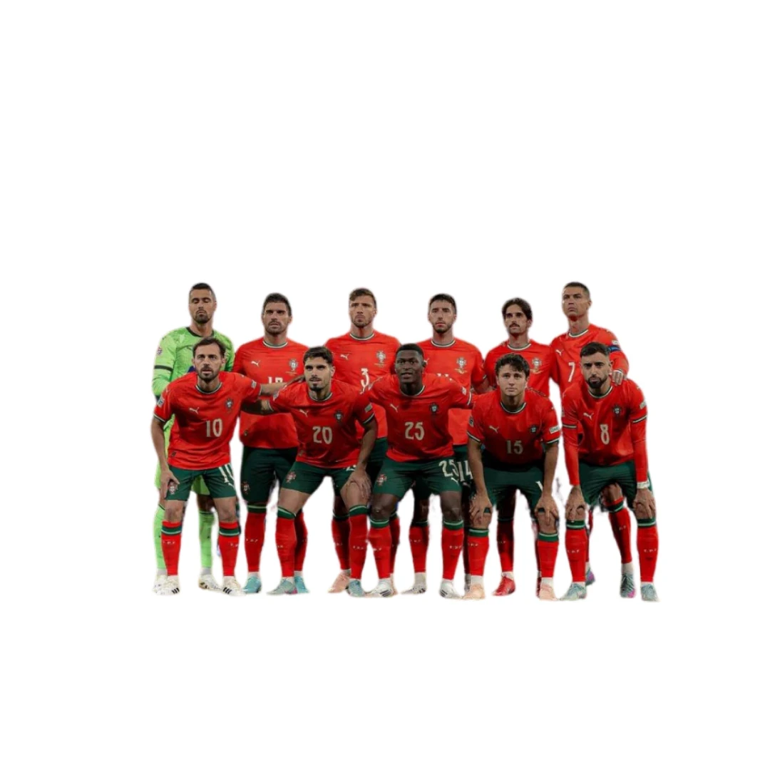 Portugal National Team Lineup Photo Sticker