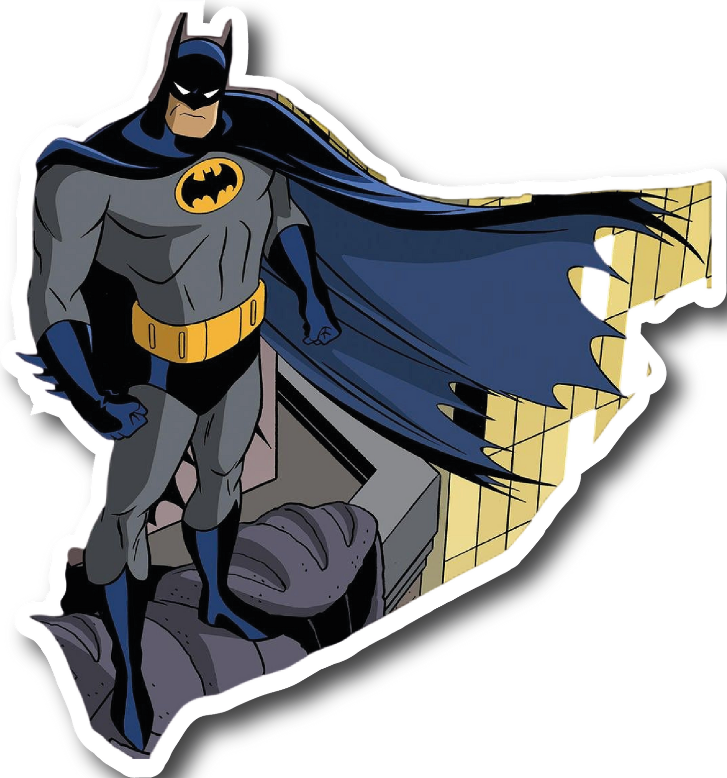 Batman — Rooftop Cape Watch Sticker