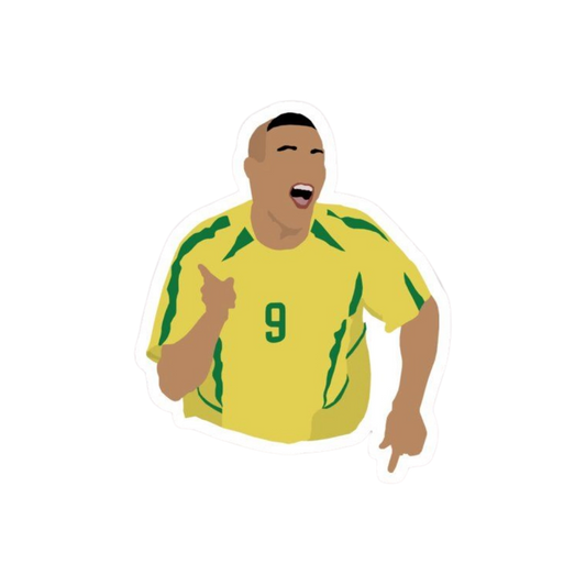 Premium Brazilian football glossy sticker - Brazil Football Sticker #93 - Premium Glossy