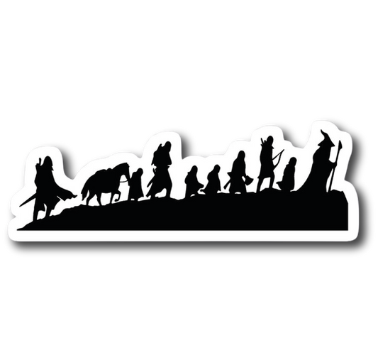 The Fellowship — Silhouette Journey Sticker