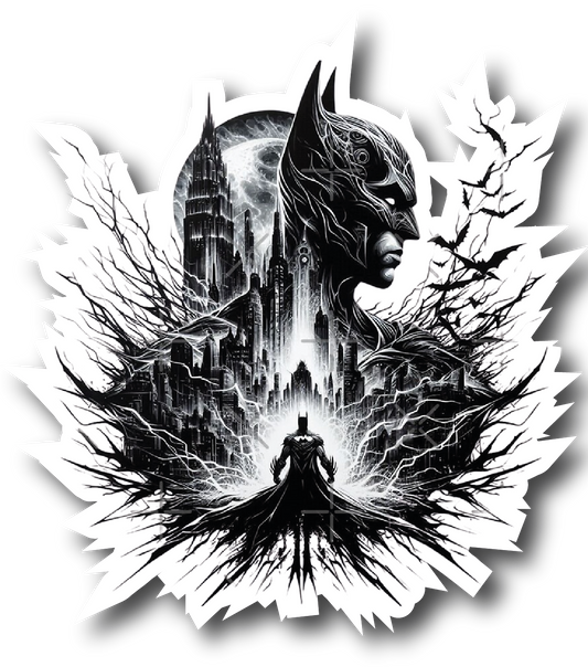 Batman — Gotham Storm Silhouette Sticker