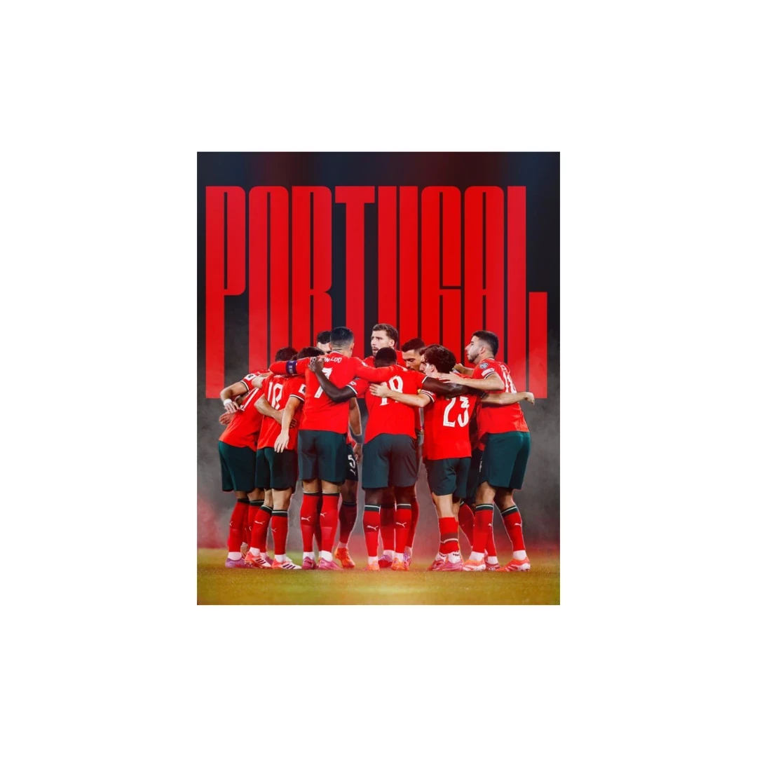 Portugal Team Huddle Spirit Sticker