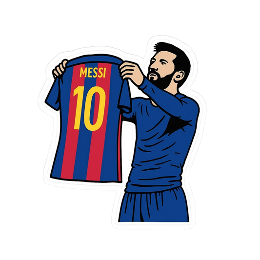 Premium Argentine football glossy sticker - Argentina Football Sticker #105 - Premium Glossy