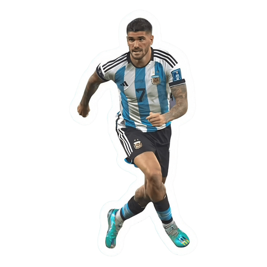 Premium Argentine football glossy sticker - Argentina Football Sticker #107 - Premium Glossy