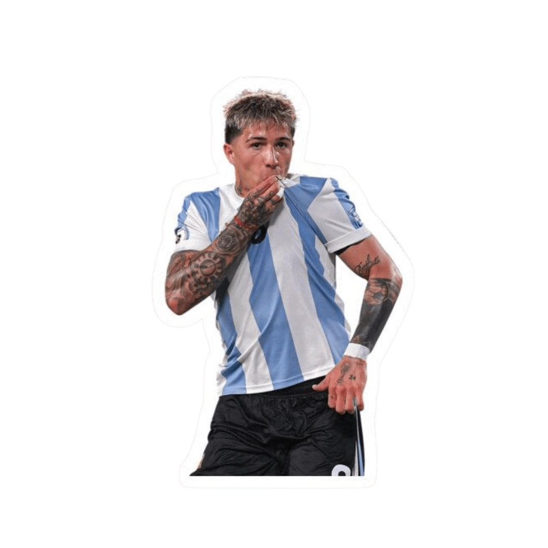Premium Argentine football glossy sticker - Argentina Football Sticker #112 - Premium Glossy