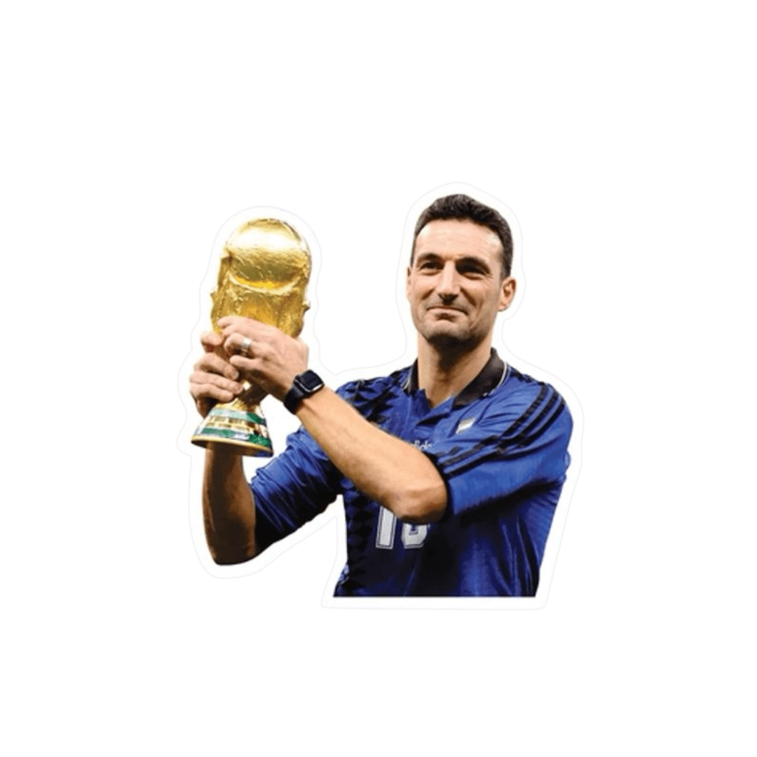 Premium Argentine football glossy sticker - Argentina Football Sticker #113 - Premium Glossy