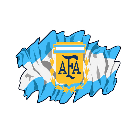 Premium Argentine football glossy sticker - Argentina Football Sticker #116 - Premium Glossy