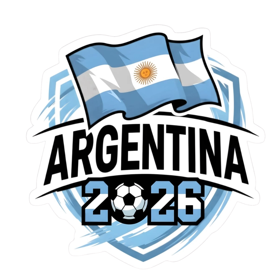 Argentina 2026 FIFA World Cup logo sticker