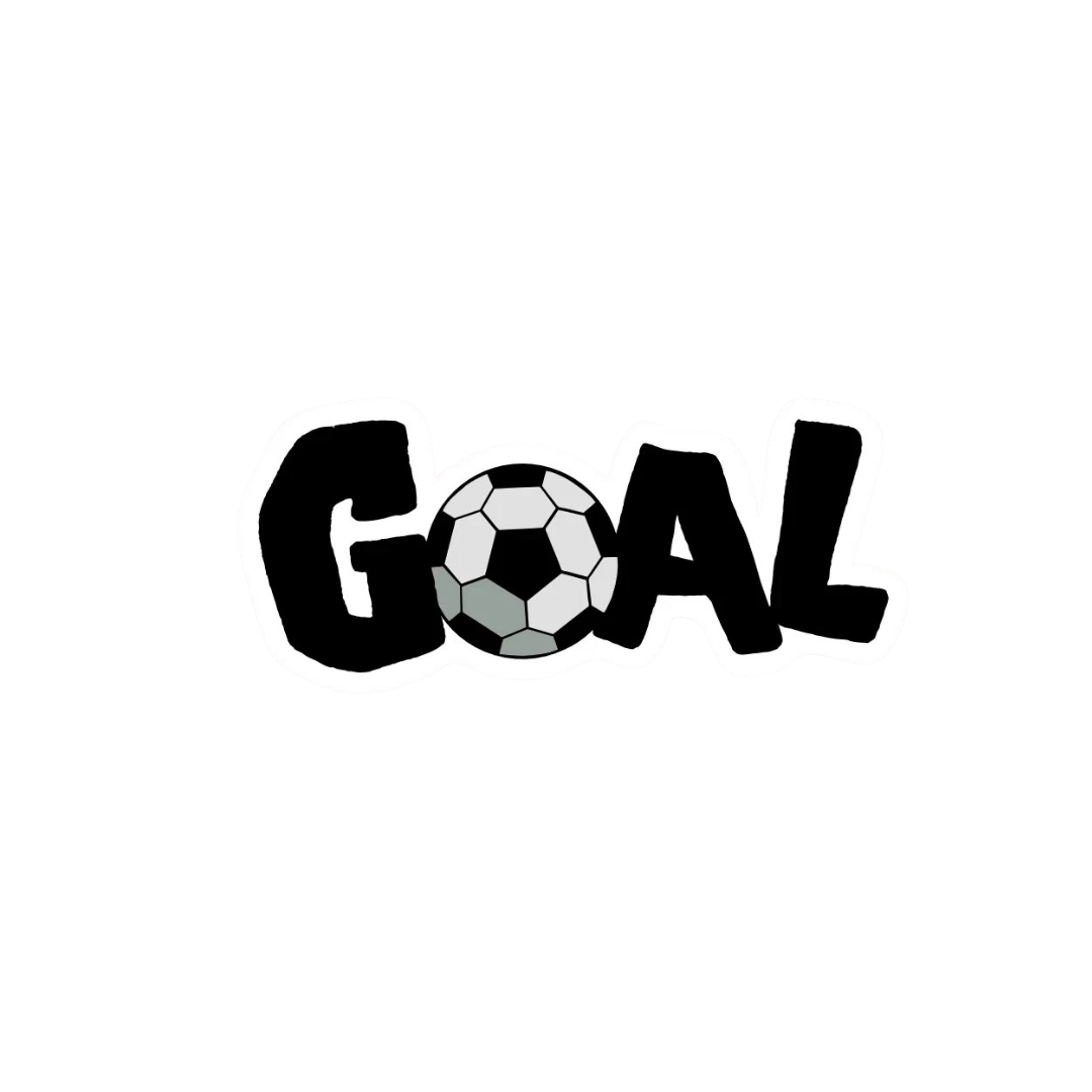 Argentina GOAL football text design sticker