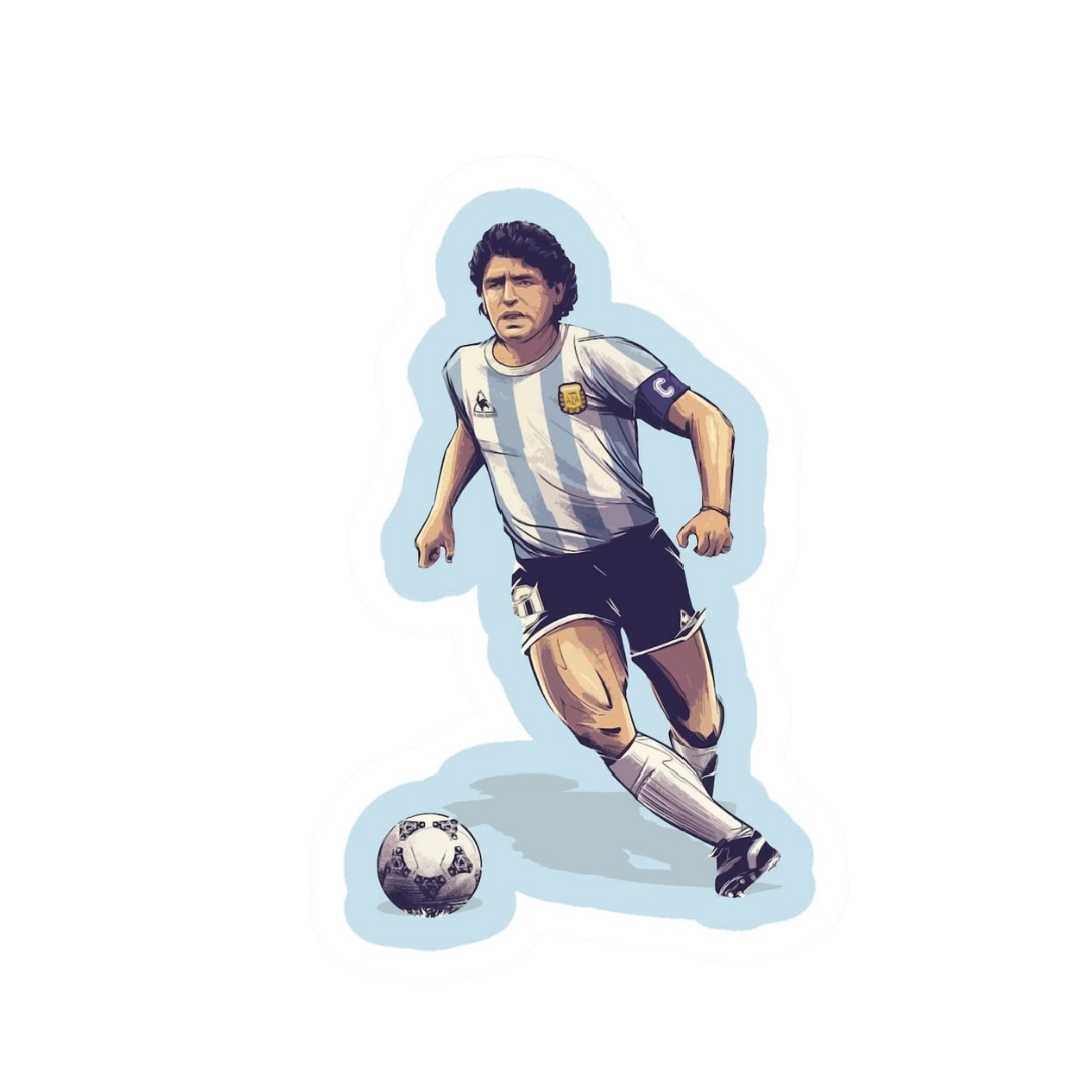 Premium Argentine football glossy sticker - Argentina Football Sticker #63 - Premium Glossy