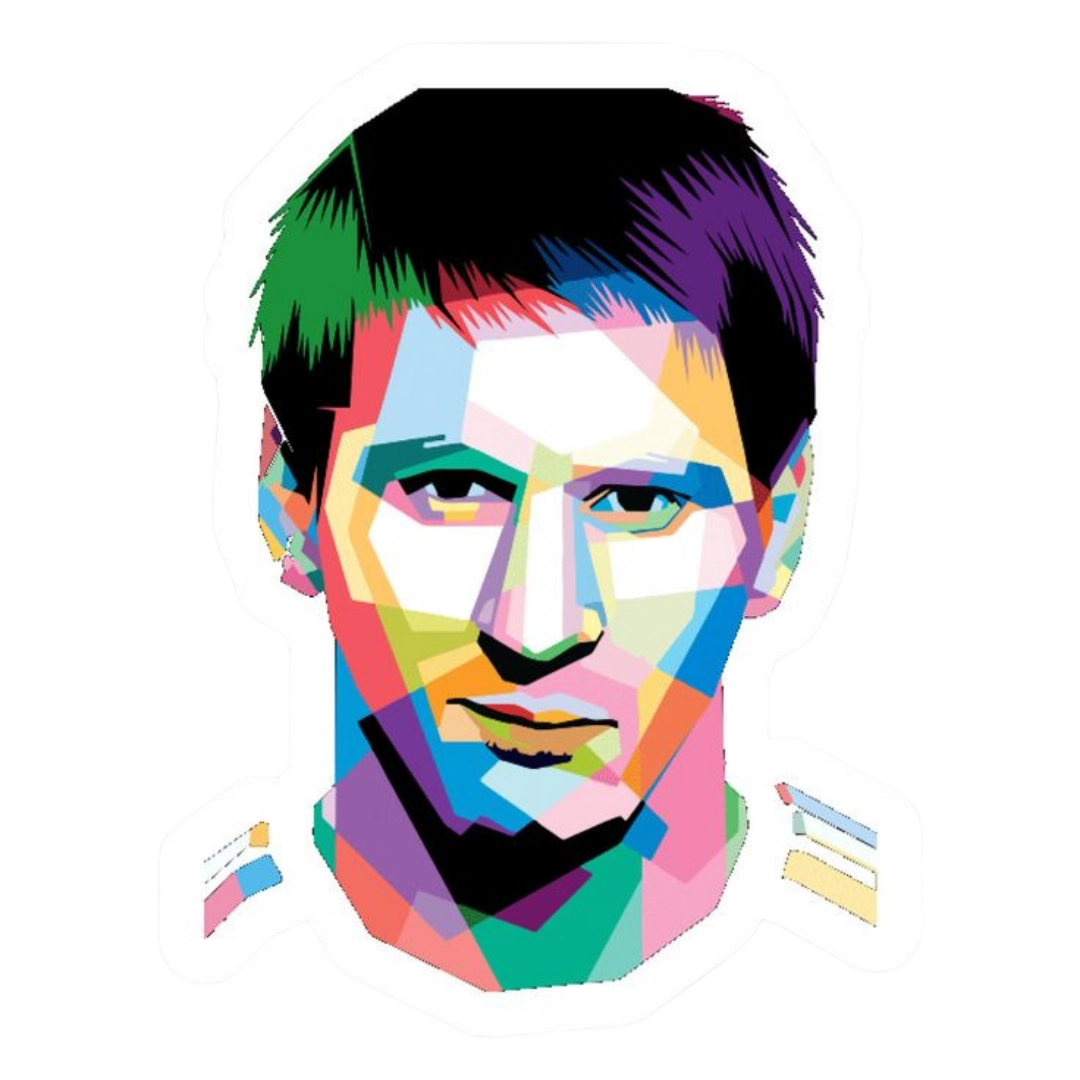 Premium Argentine football glossy sticker - Argentina Football Sticker #66 - Premium Glossy