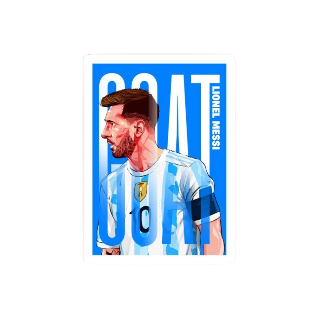 Premium Argentine football glossy sticker - Argentina Football Sticker #67 - Premium Glossy