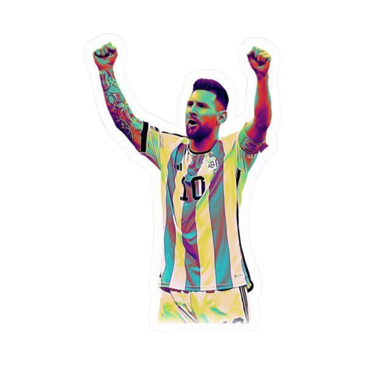 Premium Argentine football glossy sticker - Argentina Football Sticker #68 - Premium Glossy