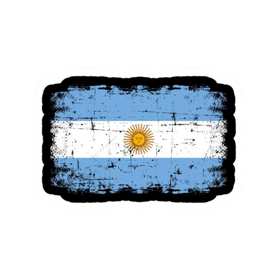 Premium Argentine football glossy sticker - Argentina Football Sticker #69 - Premium Glossy