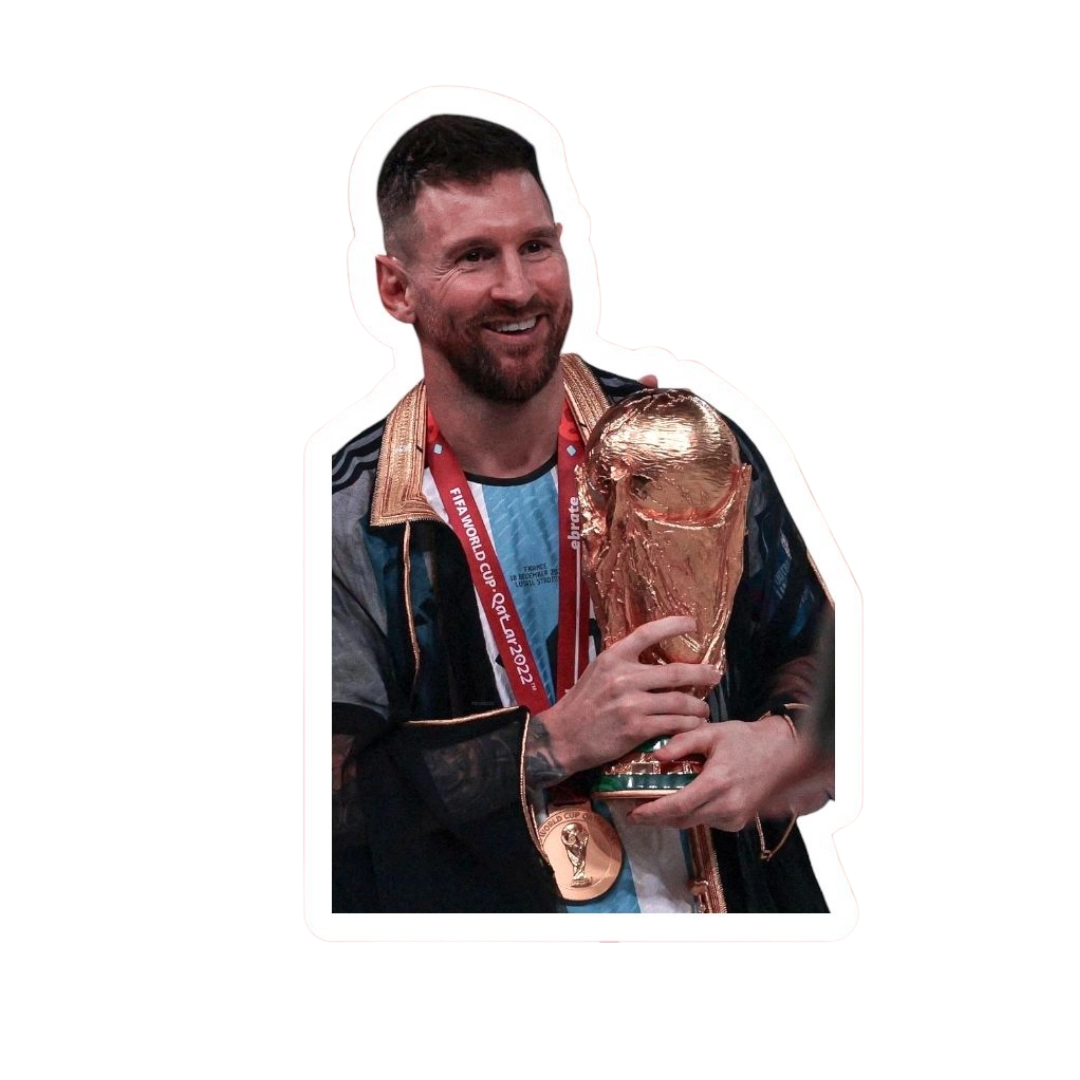 Premium Argentine football glossy sticker - Argentina Football Sticker #77 - Premium Glossy