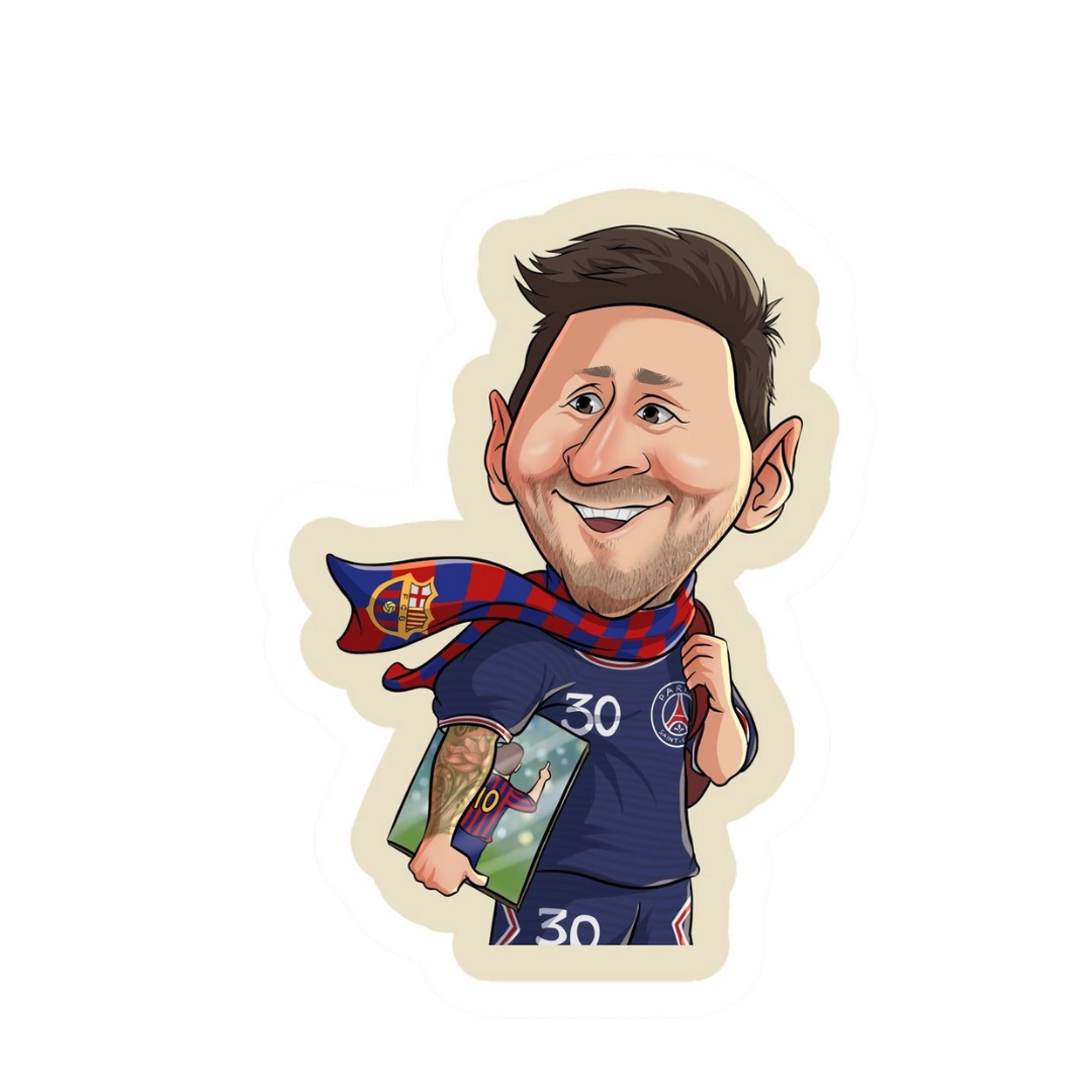 Premium Argentine football glossy sticker - Argentina Football Sticker #79 - Premium Glossy