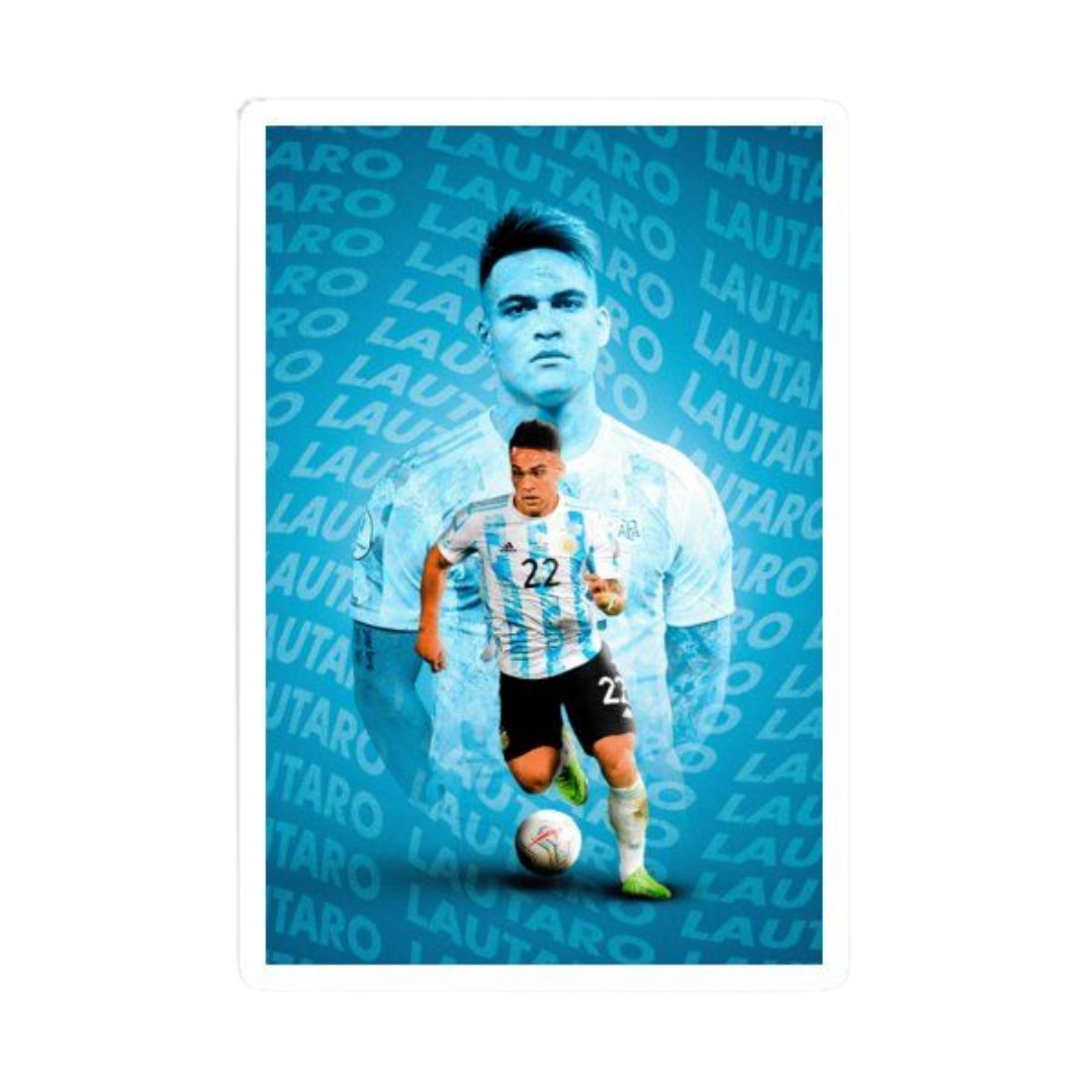 Premium Argentine football glossy sticker - Argentina Football Sticker #81 - Premium Glossy