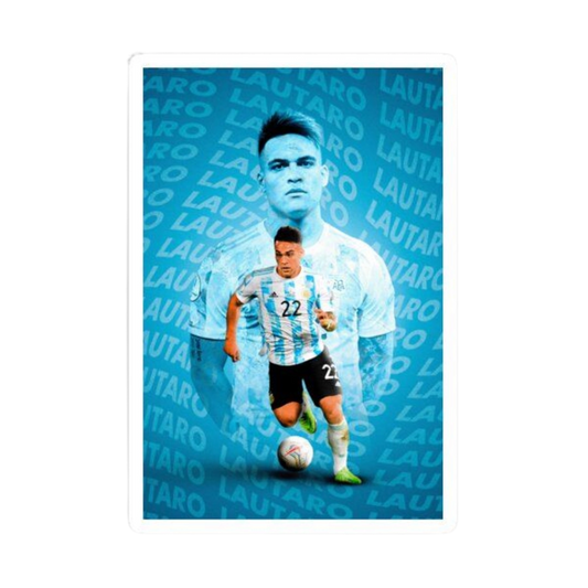 Premium Argentine football glossy sticker - Argentina Football Sticker #81 - Premium Glossy