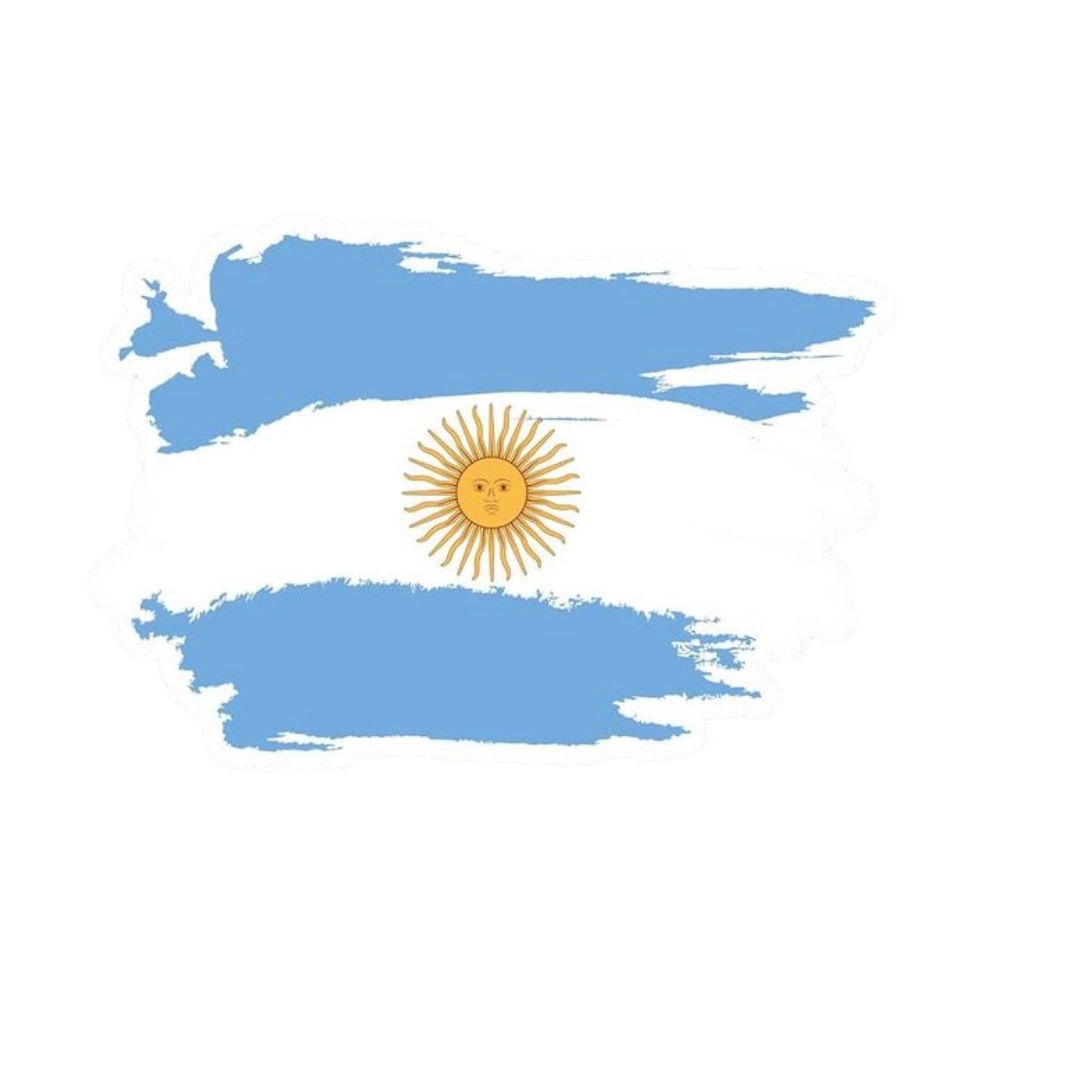 Premium Argentine football glossy sticker - Argentina Football Sticker #85 - Premium Glossy