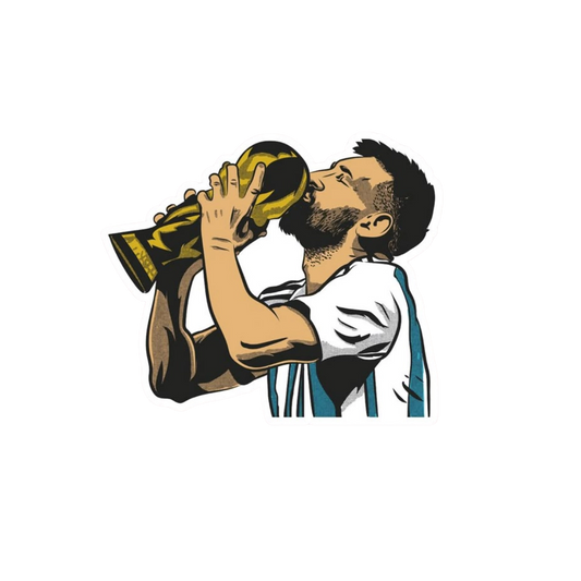 Premium Argentine football glossy sticker - Argentina Football Sticker #89 - Premium Glossy
