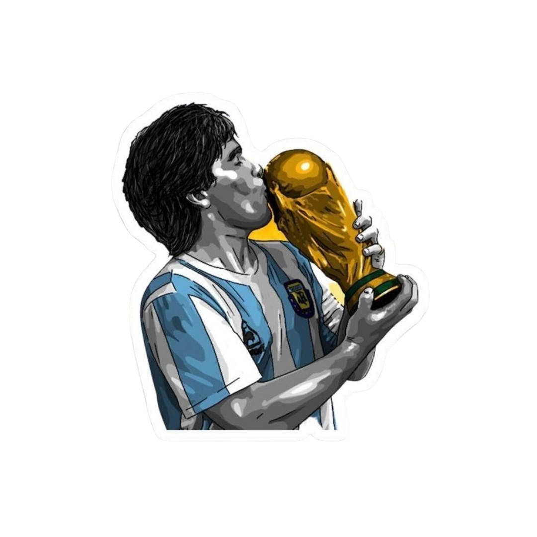 Premium Argentine football glossy sticker - Argentina Football Sticker #90 - Premium Glossy