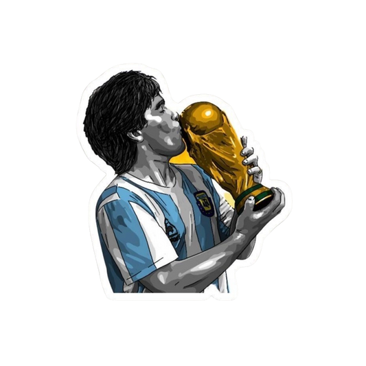 Premium Argentine football glossy sticker - Argentina Football Sticker #90 - Premium Glossy