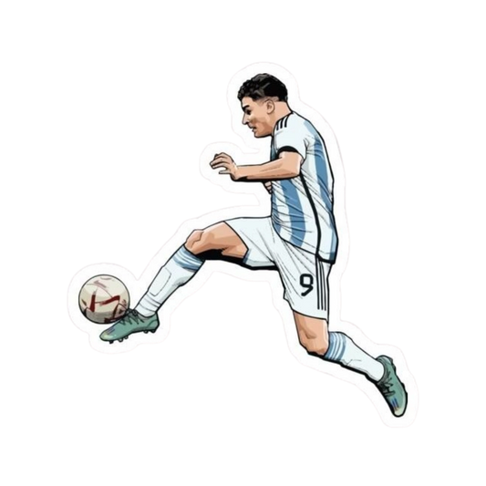 Premium Argentine football glossy sticker - Argentina Football Sticker #92 - Premium Glossy
