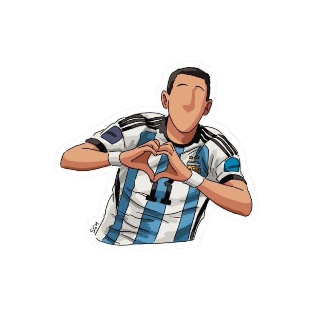 Premium Argentine football glossy sticker - Argentina Football Sticker #94 - Premium Glossy