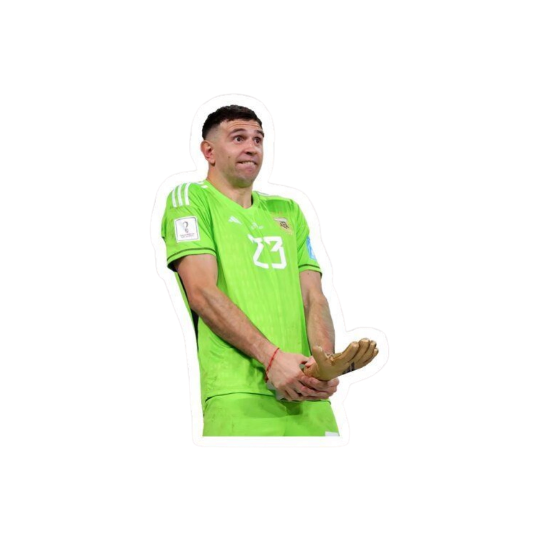 Premium Argentine football glossy sticker - Argentina Football Sticker #96 - Premium Glossy