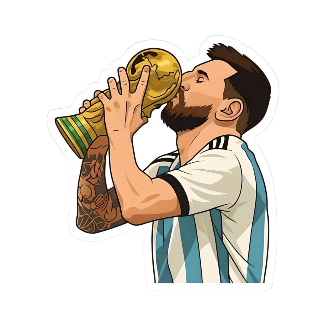 Premium Argentine football glossy sticker - Argentina Football Sticker #98 - Premium Glossy