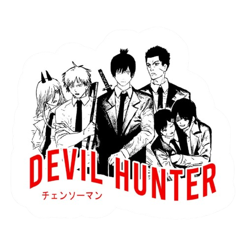 Devil Hunter Squad — Public Safety Crew Sticker | Chainsaw Man