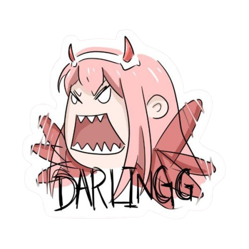 Power — Angry Chibi Shout Sticker | Chainsaw Man