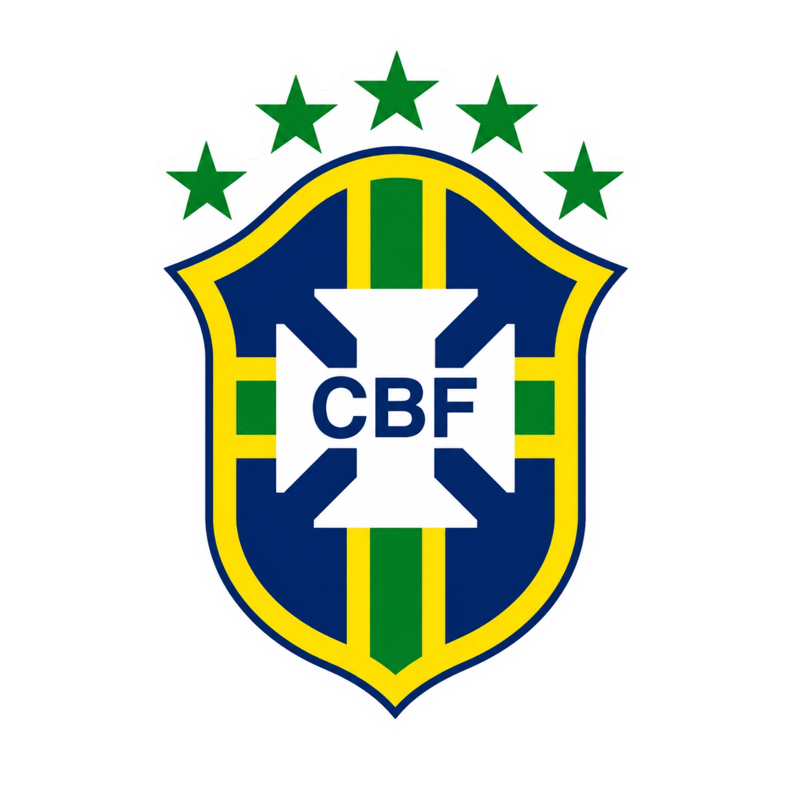 Premium Brazilian football glossy sticker - May24 2026 3 - Premium Glossy Football Sticker