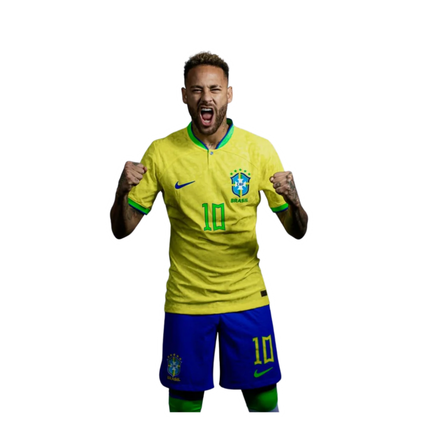 Premium Brazilian football glossy sticker - May 24 2026 5 - Premium Glossy Football Sticker